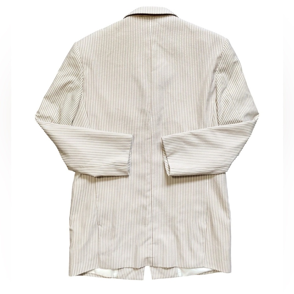 Falcone Superlative Men's Italian Seersucker Blazer Sports Coat Size 40R - Picture 6 of 6